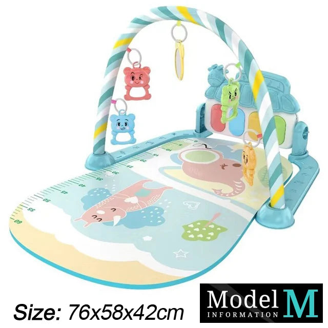 Soporte de Fitness para bebé, juego de música, juguetes de actividades de gimn