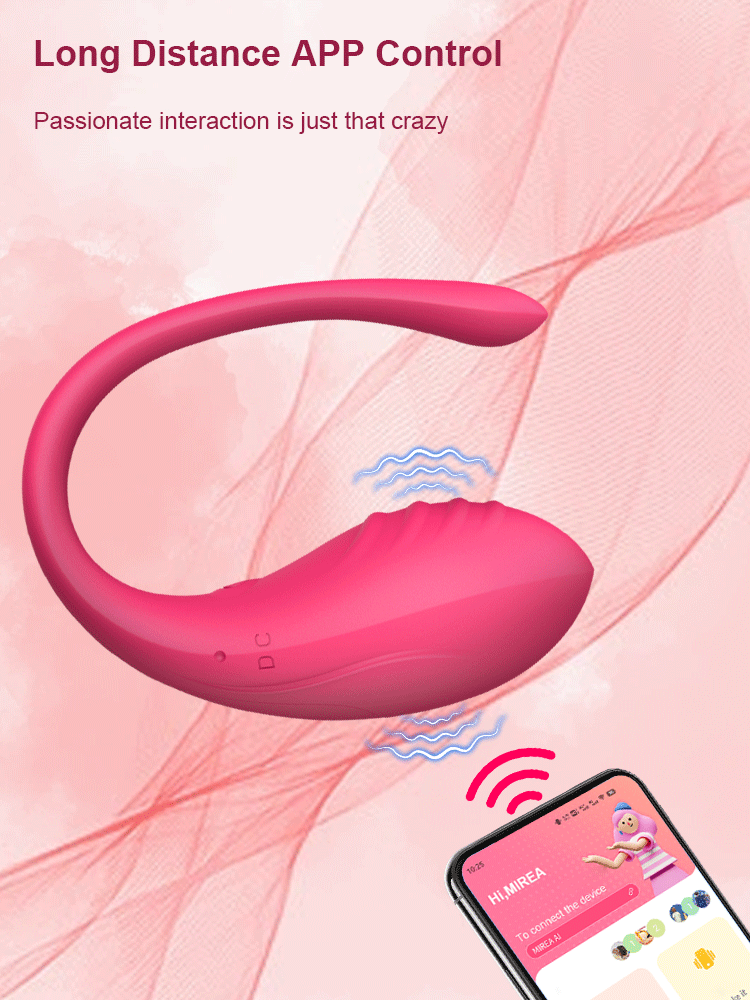 Vibrador inalámbrico con Bluetooth para mujer, estimulador de clítoris, huevo