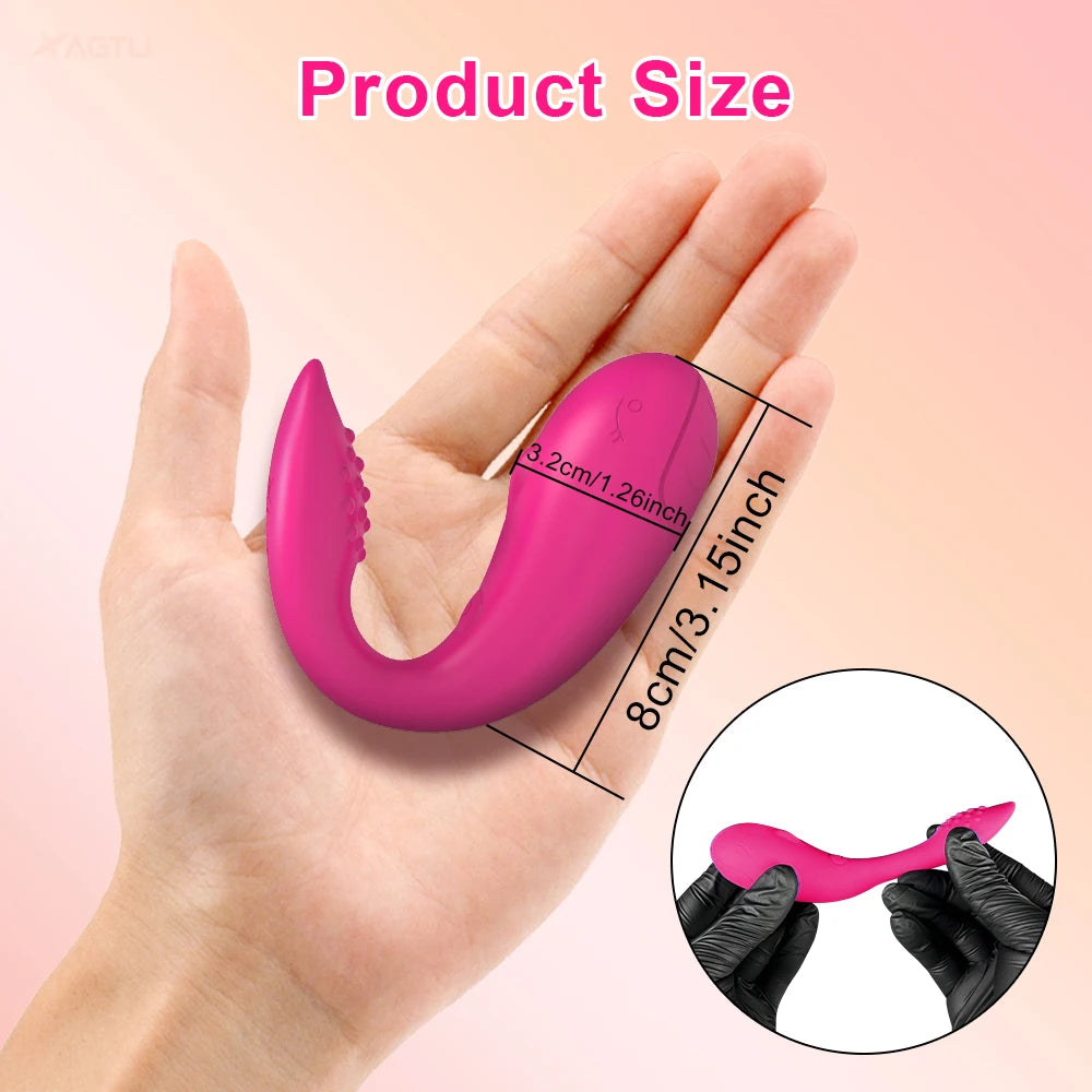 Huevo vibrador con Control por Bluetooth para mujer, estimulador de clítoris, u