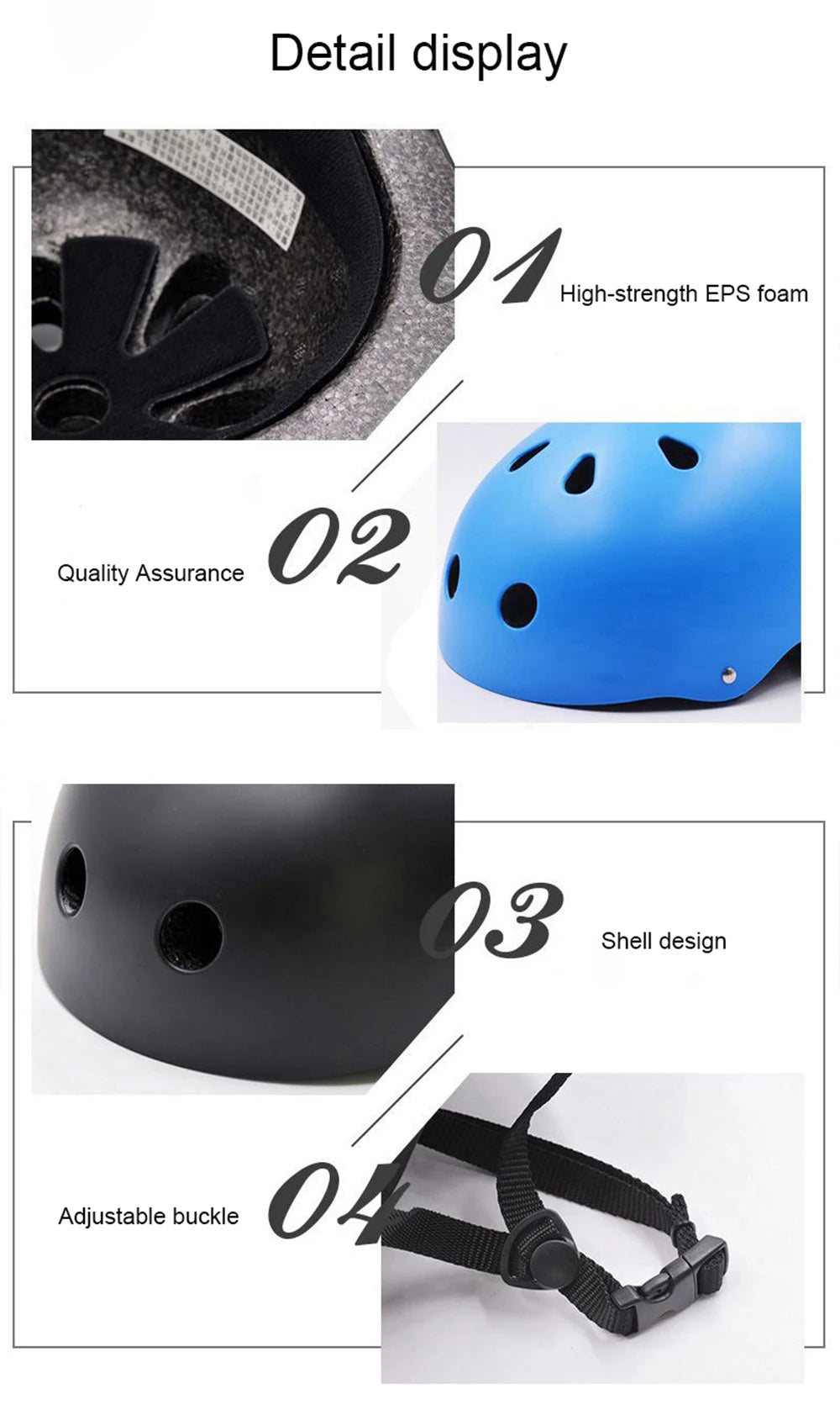 Skateboard Helmets for Adults and Children Safety Protective Helmets p 