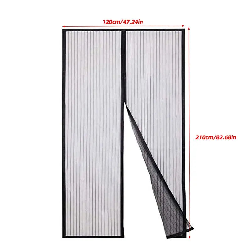 Magnetic Mosquito Screen Door Anti-Insect Partition Mesh Self Closing