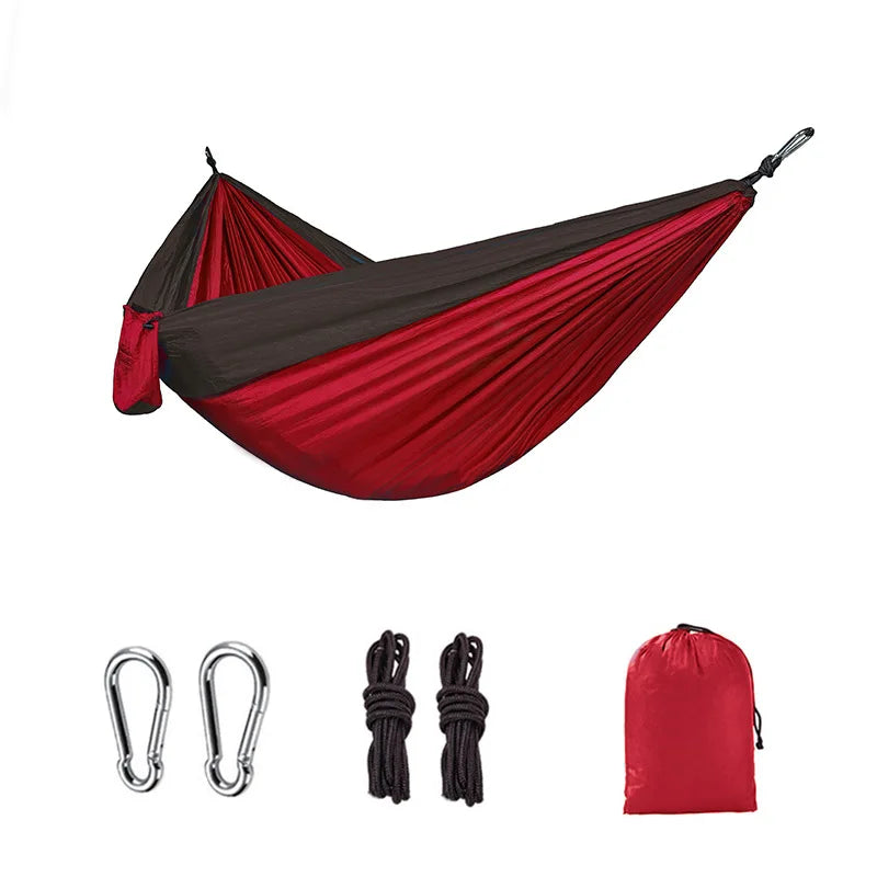 Portable Outdoor Camping Single Person Hammock Hanging Bed 