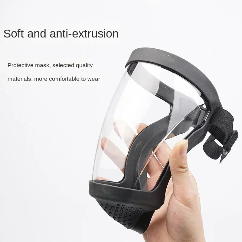 Full Face Protection Mask for Work Transparent Facial Protector 