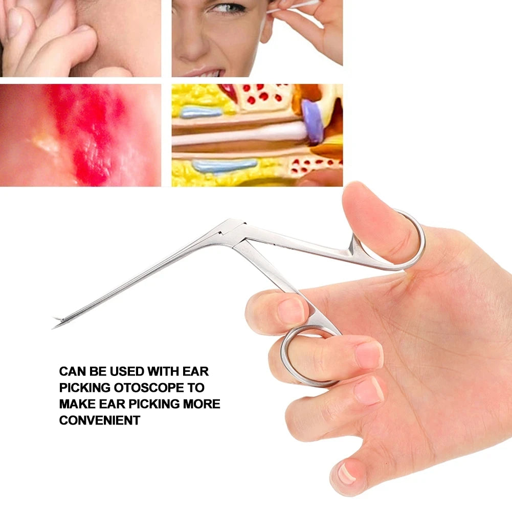 Ear Nose Cleaner Pliers Endoscope Ear Wax Remover 