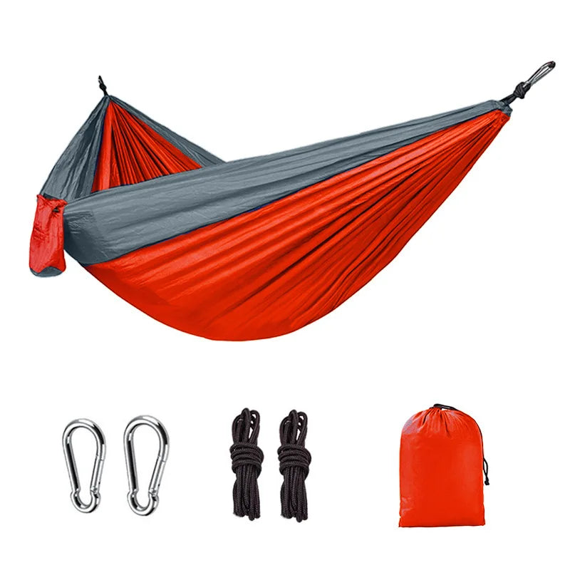 Portable Outdoor Camping Single Person Hammock Hanging Bed 