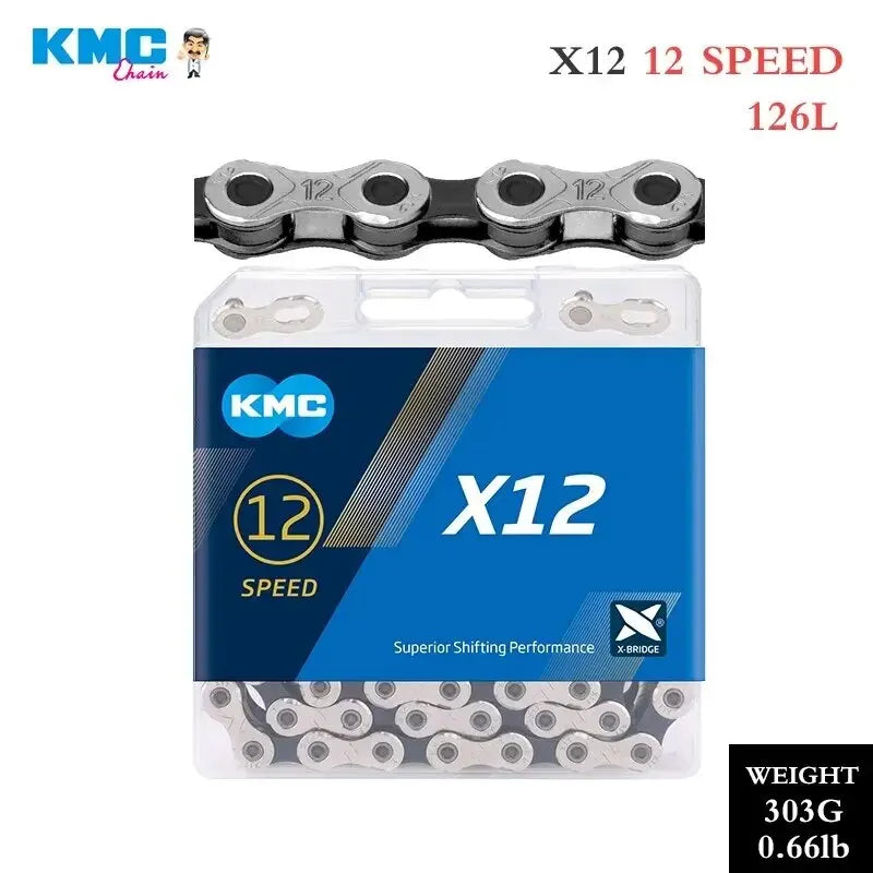 Cadenas de bicicleta KMC X8 X9 X10 X11 X12 MTB 8 9 10 11 12 velocidades biciclet
