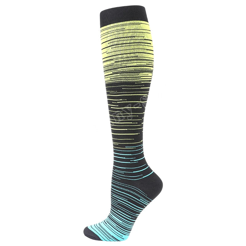 Running Compression Stockings Marathon Hiking Sports Socks 
