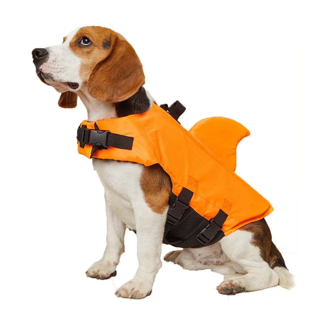 Life Jacket with Handle for Medium and Large Dogs Swimming Clothes c 