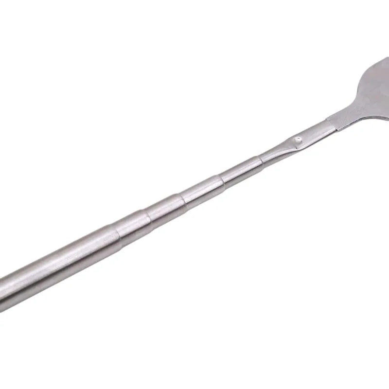 Stainless Silver Telescopic Extendable Fork Long Dinner Cutlery 