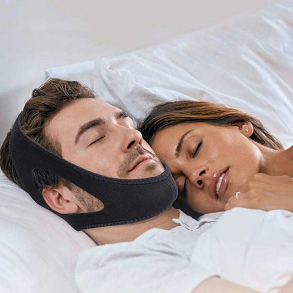 Adjustable Anti Snoring Mouth Guard Belt Stop Snoring Strap 