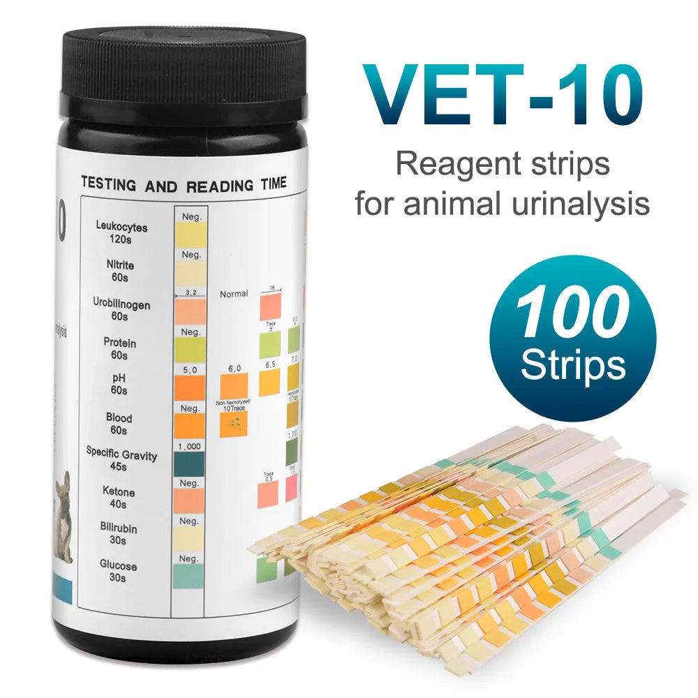 Urine Test Strips for Cats and Dogs, UTI Test Kit for Cats and Dogs 