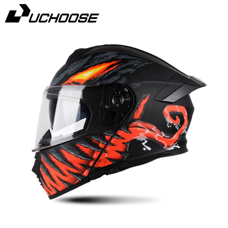 Uchoose Motorcycle Full Face Helmets Crash Protective Gear 