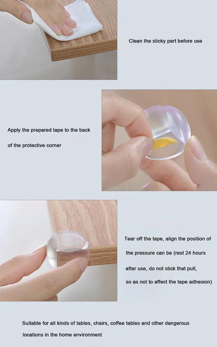 Protector de silicona para niños y bebés, cubierta de protección de bordes de