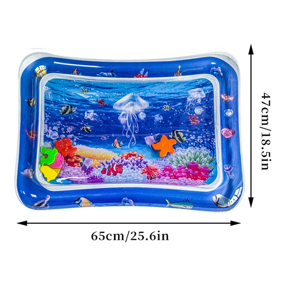 Baby PVC Inflatable Mat White Jellyfish Pad for Children p 