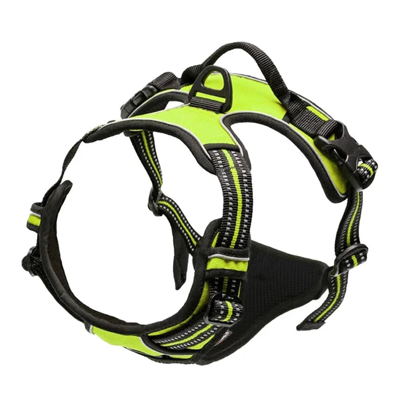 Adjustable Dog Harness Vest with Night Reflective Strip for Small Dogs 