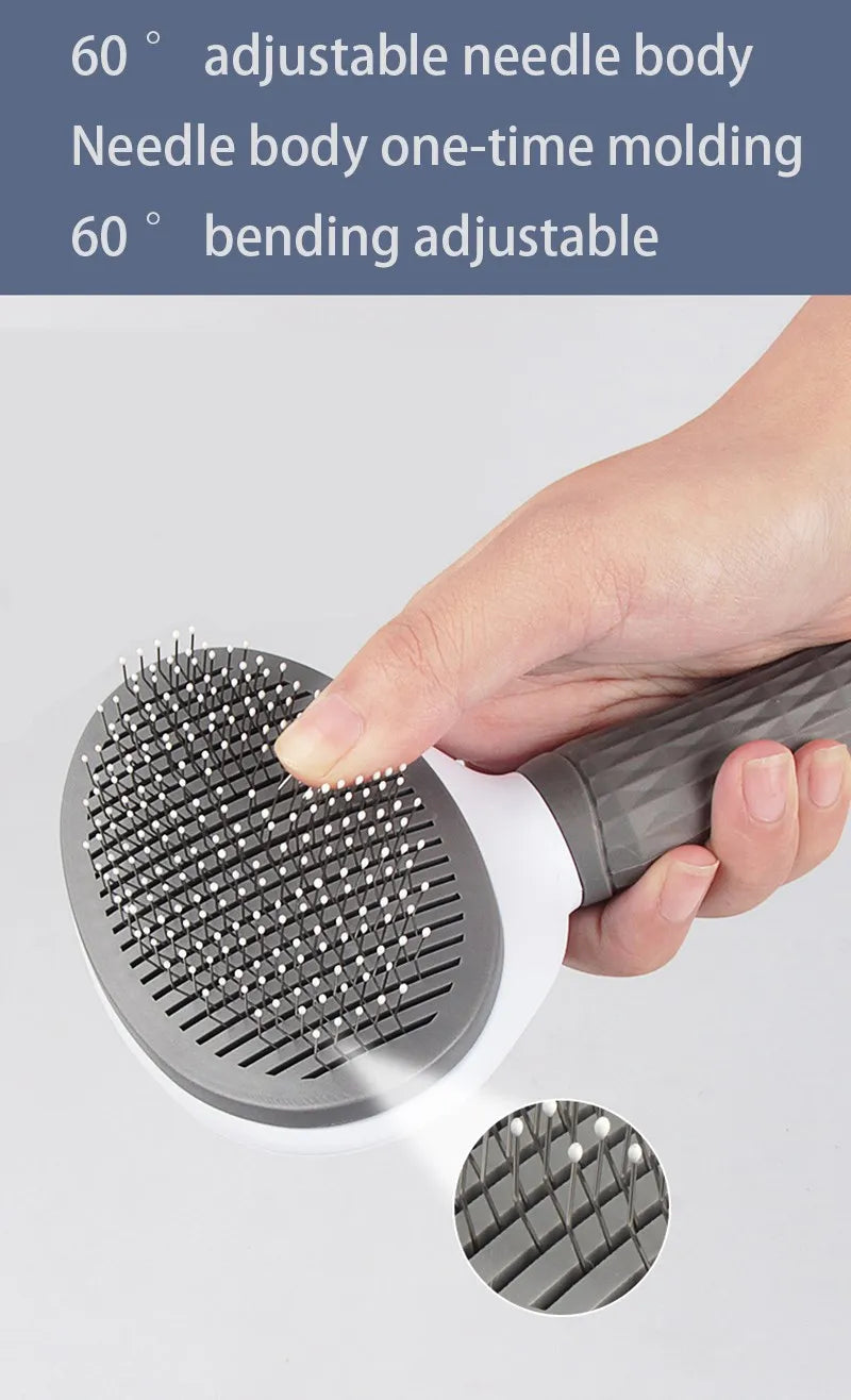 Cepillo de pelo para mascotas, peine para gatos, removedor de pelo para perros y gatos, herramientas de aseo para cachorros y gatitos, accesorios para perros, suministros para mascotas