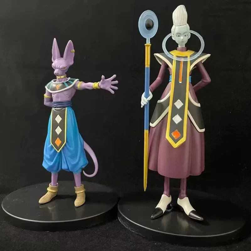 Figura de Anime de Dragon Ball Z Beerus, Gods Of Destruction, Dxf, Whis Beerus, 20cm, estatua de Pvc, modelo de colección, juguete Gif