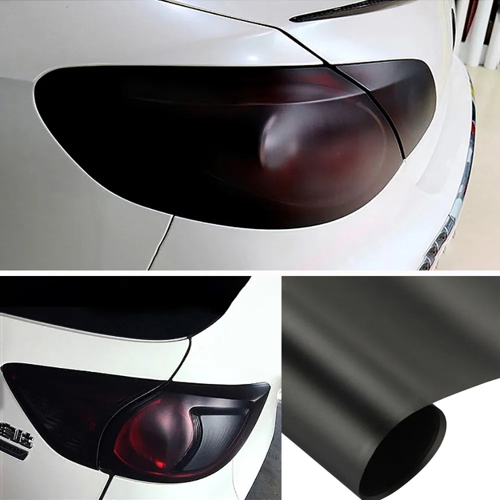 30x200cm/150cm Matte Smoke Car Light Tail Light Vinyl Tint Sticker 