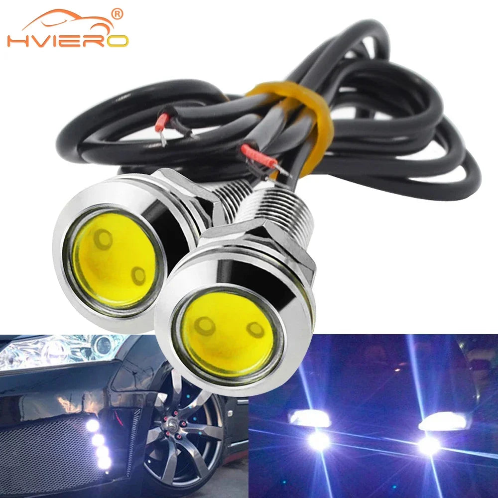 Car Led DRL Daytime Running Lights Parking Signal Lamp 