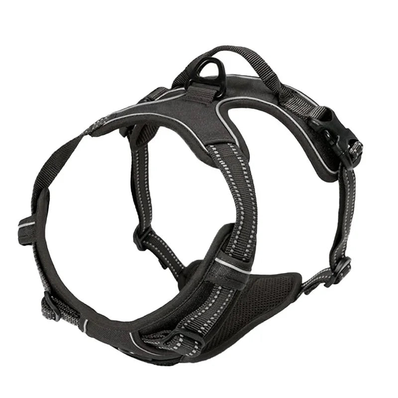 Adjustable Dog Harness Vest with Night Reflective Strip for Small Dogs 