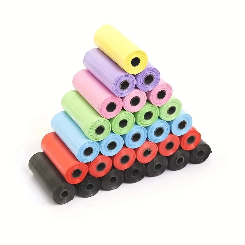Cartoon Print Dog Poop Bags Pet Waste Bags 