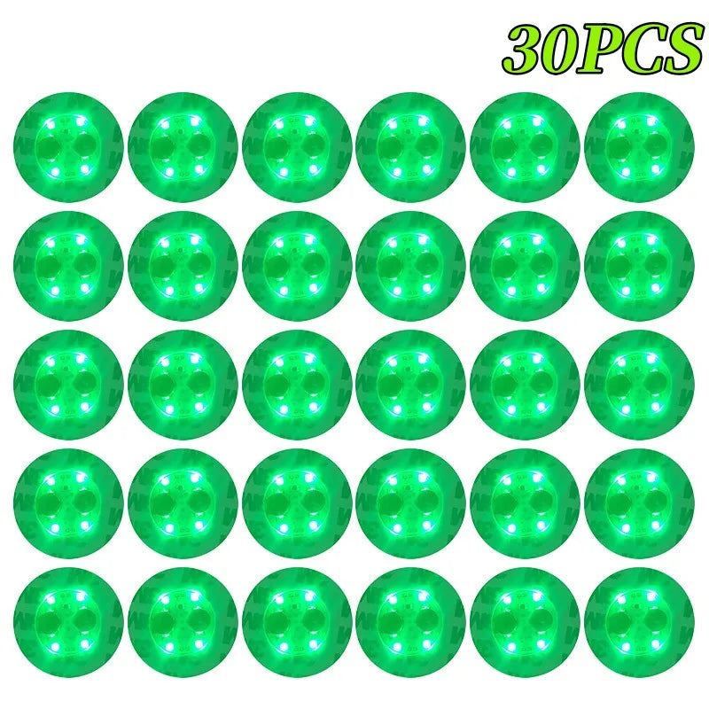 Luces LED para posavasos, decoración luminosa de 5/10/30 piezas para Bar, KTV,
