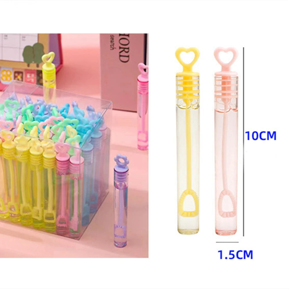 Mini Bubble Empty Tube Toy for Kids Birthday Party Favors 