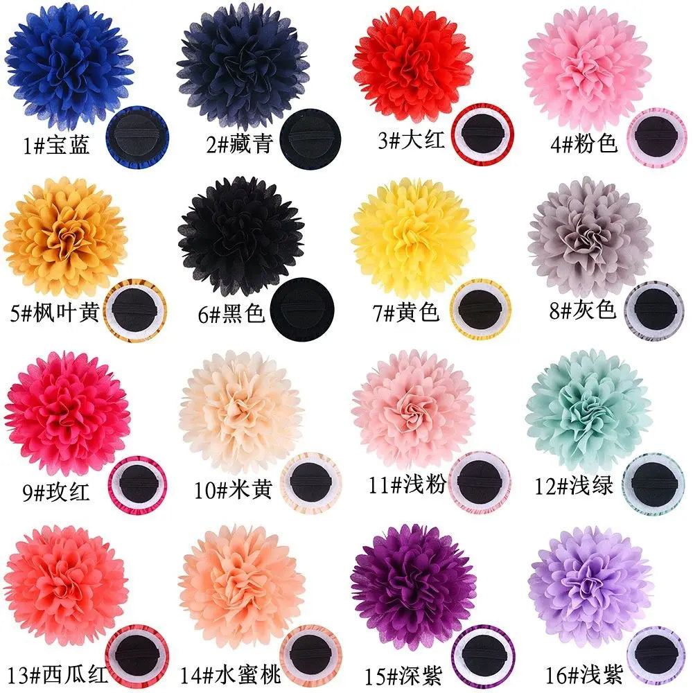 50 pieces BIG FLOWERS for Pet Collar, small dog grooming accessories.