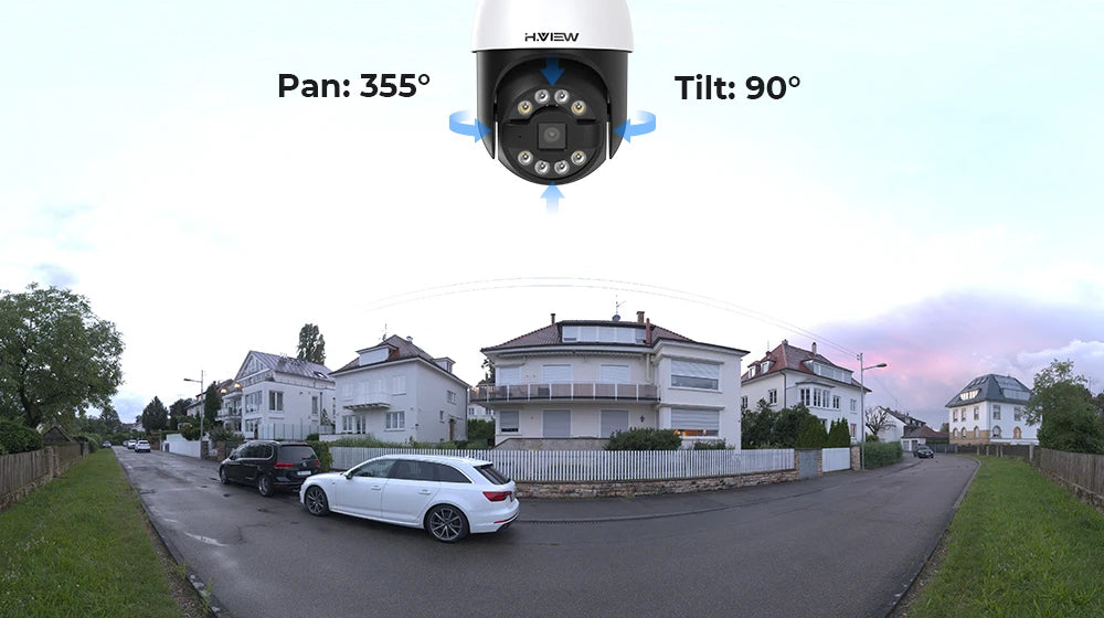 H.view-cámara de seguridad inalámbrica con Wifi, Kit de videovigilancia NVR para interior y exterior, Audio bidireccional, 8 canales, 5MP, Xmeye