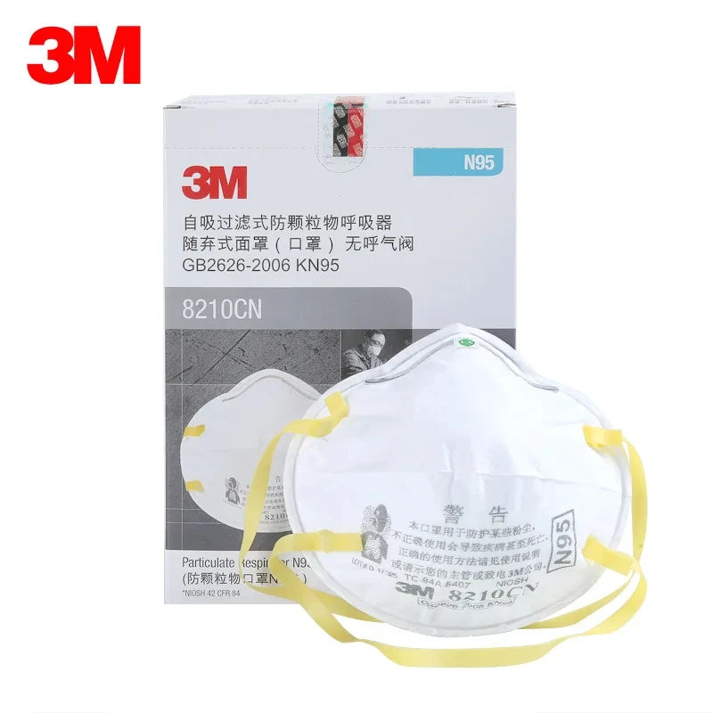 Mascarilla protectora N95 3M, máscara KN95 8210, certificado NIOSH, Anti PM2.5,