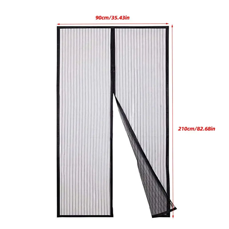 Magnetic Mosquito Screen Door Anti-Insect Partition Mesh Self Closing