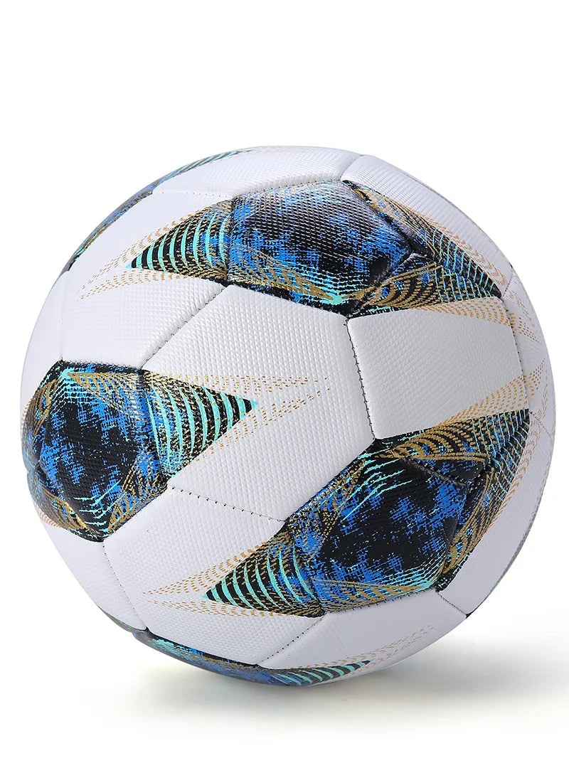 Standard size 5 soccer ball, machine sewn soccer ball, p