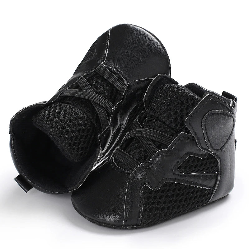 Baby High Top Basketball Sneakers Anti-Slip Casual Sports Shoes 