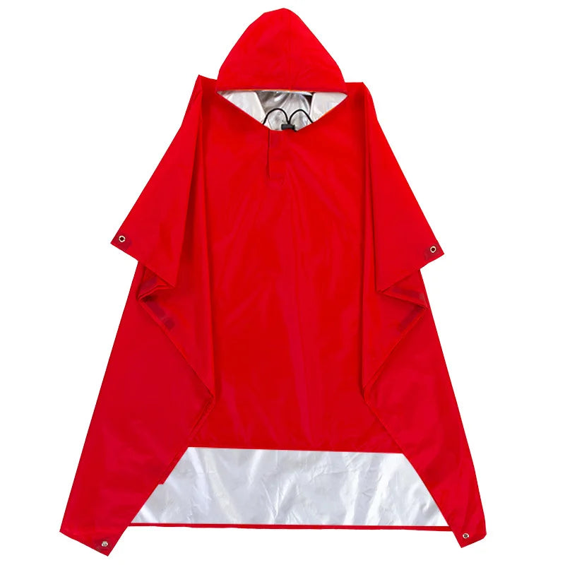 Adult 3 in 1 Waterproof Long Raincoat Rain Coat Jacket Co