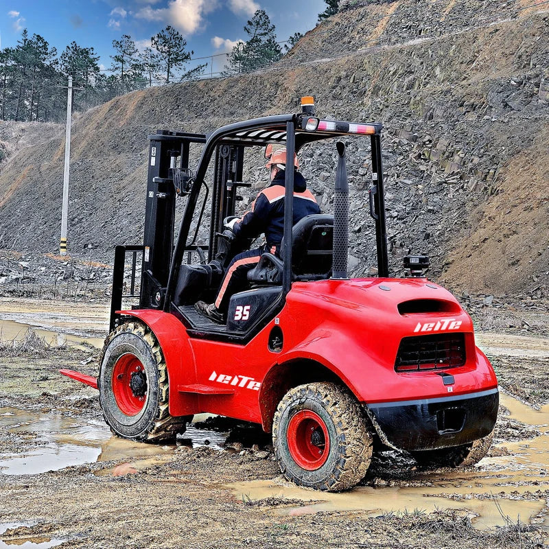 5 ton off road forklift, 4WD forklift, price