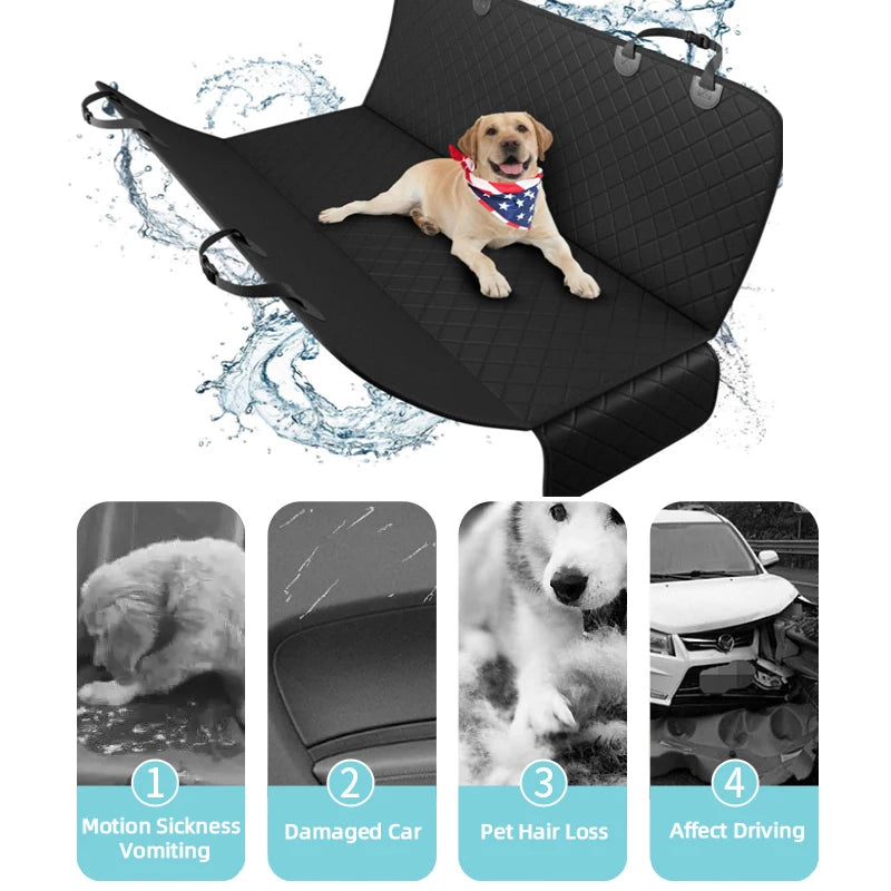 Waterproof Dog Car Seat Cover Pet Travel Hammock 