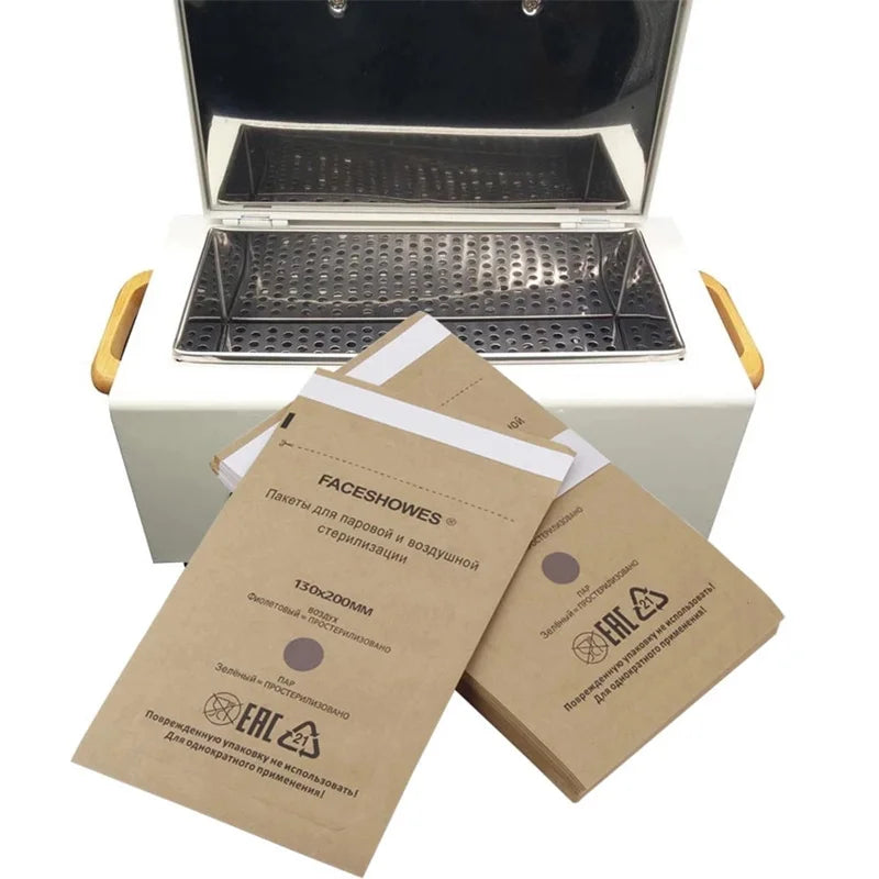 Disposable Disinfection Bag for Nail Tools Kraf Sterilizer