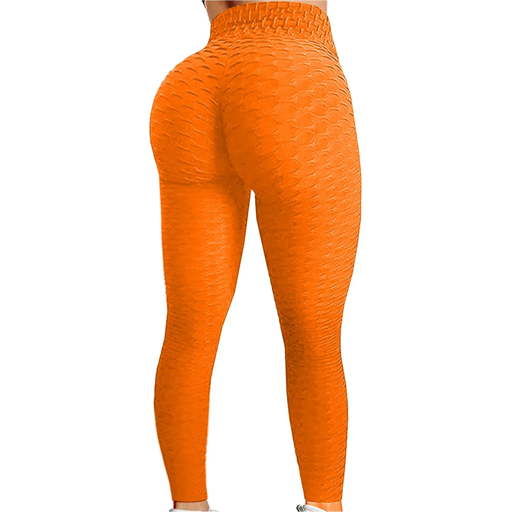 Pantalones de Yoga de cintura alta para mujer, mallas adelgazantes con Control d