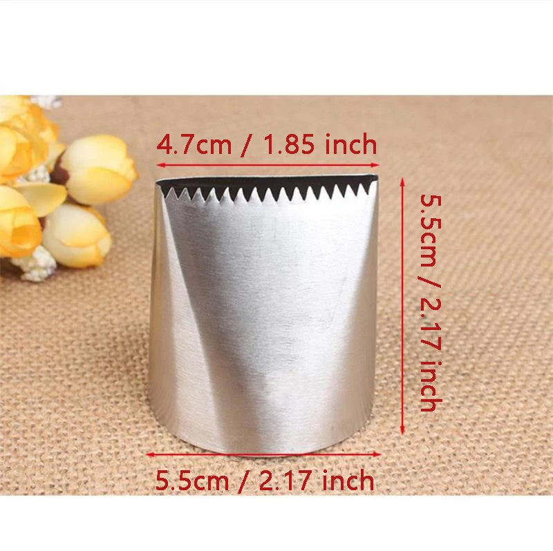 Large Size Nozzles Cake Making Tools Stainless Steel 