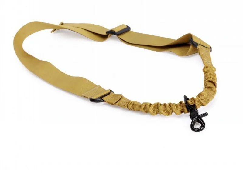 Correa de hombro para pistola de un solo punto, cinturón ajustable, accesorios de caza al aire libre, cuerda elástica para Rifle