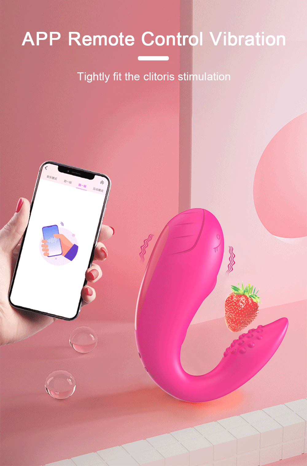 Bluetooth Control Vibrating Egg for Women Clitoris Stimulator u 