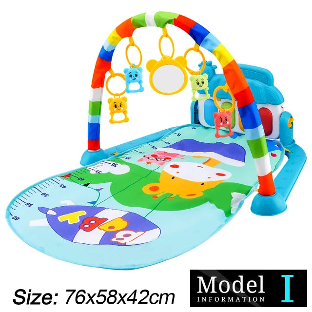 Soporte de Fitness para bebé, juego de música, juguetes de actividades de gimn
