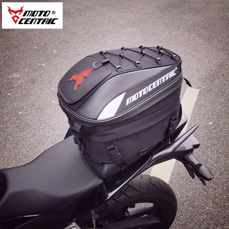 Bolsas para asiento trasero de motocicleta, mochila impermeable multifuncional p