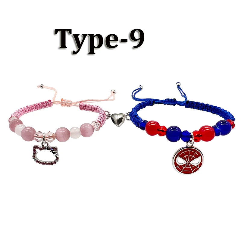 Spider friendship bracelets for couples, best friends, jewelry gifts? 