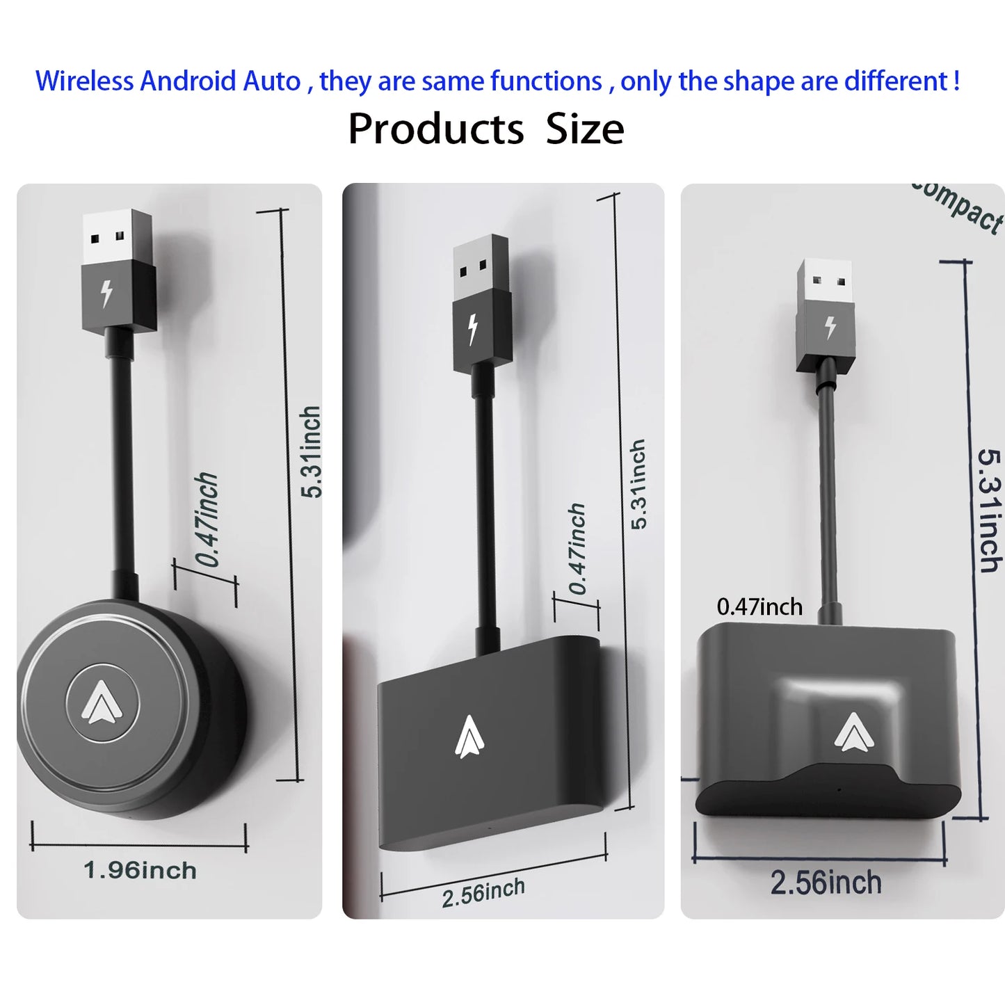 Wireless Car Adapter for Android Phone Auto Dongle for c 