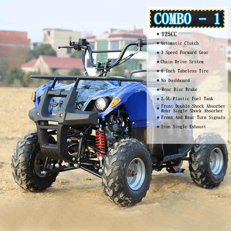 ITLY-buggy de playa de cuatro ruedas, todoterreno, montaña, ATVcustom, 125cc, 1