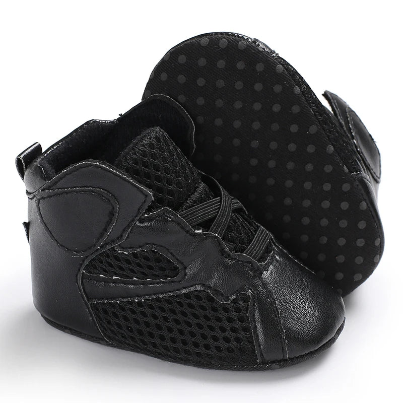 Baby High Top Basketball Sneakers Anti-Slip Casual Sports Shoes 