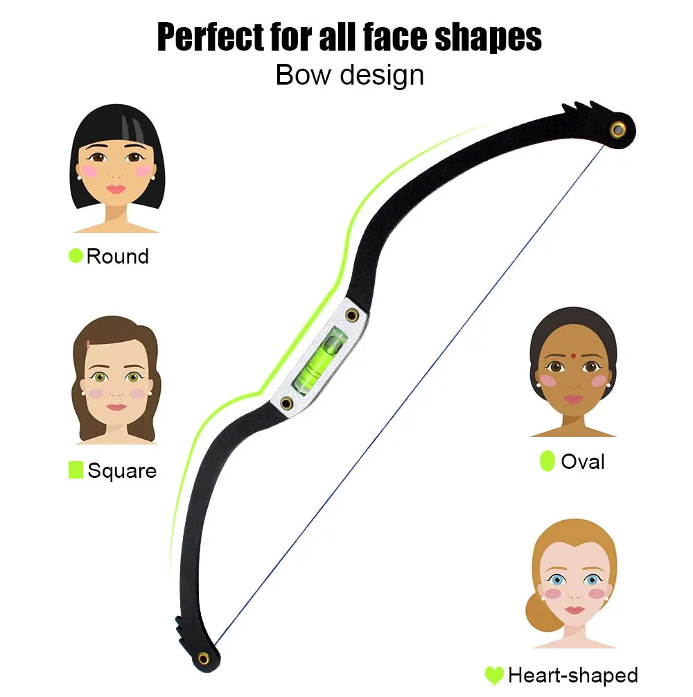 Metal Rope Mark Ruler for Semi-permanent Eyebrow Positioning,