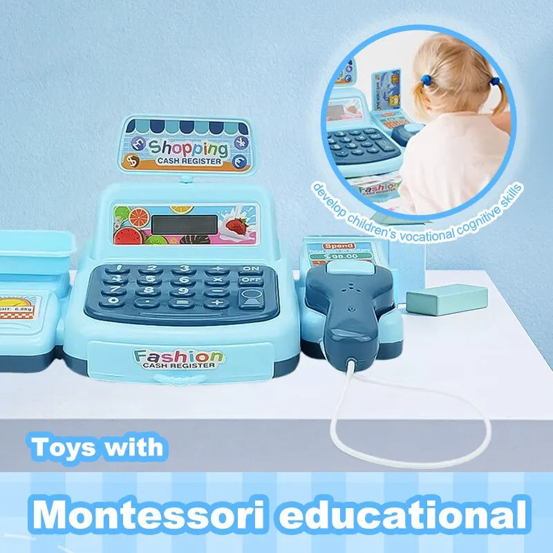 Box toys for electronic shopping games and sound effects, play 