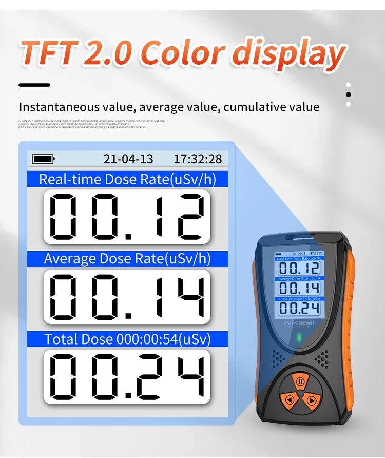 Geiger Nuclear Radiation Detector Counter X-ray Beta Gamma Dosimeter 